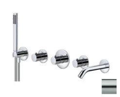 Paffoni Modular Box - Thermostatische Inbouwkraan, Voor 2 Uitgangen, Rvs MDE001ST