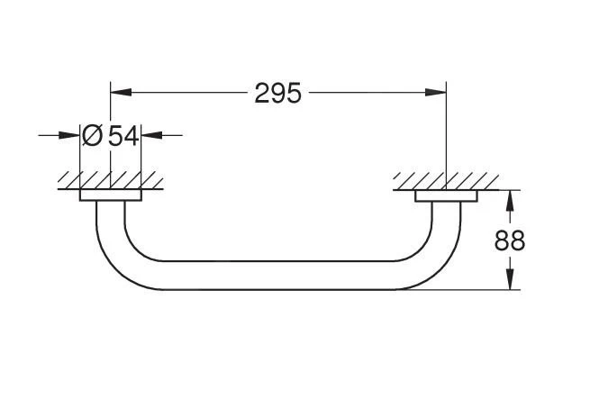 Grohe Essentials - Handgreep, Geborsteld Nikkel 40421EN1 - Afbeelding 2