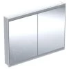 Geberit ONE - Spiegelkast Met LED-verlichting, 1200x900x150 Mm, 2 Deuren, Inbouw, Wit 505.805.00.2