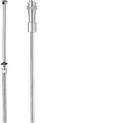 Hansa Toebehoren - Douchehouder Voor Badrandmontage, Chroom 04280100