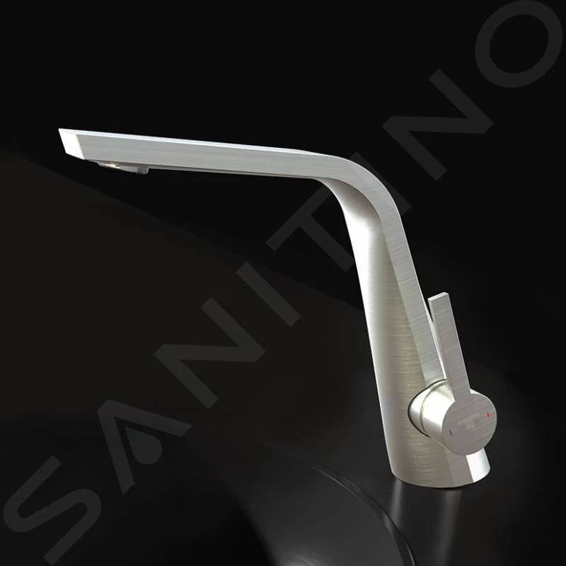 Steinberg 260 - Wastafelkraan Met Waste, Geborsteld Nikkel 260 1000 1 BN - Afbeelding 3