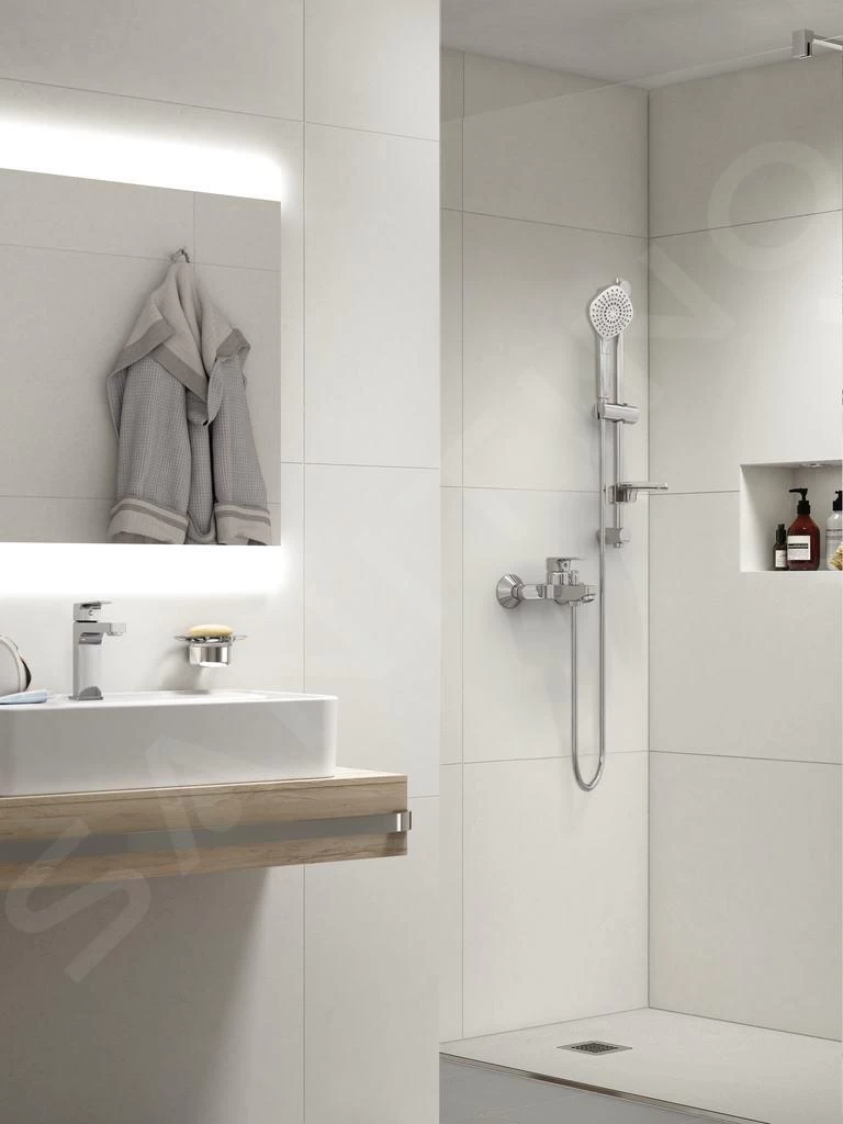 Ideal Standard Idealrain Evo Jet - Doucheset Met Handdouche, 3-jets, Douchestang En Doucheslang, Chroom B2621AA - Afbeelding 5