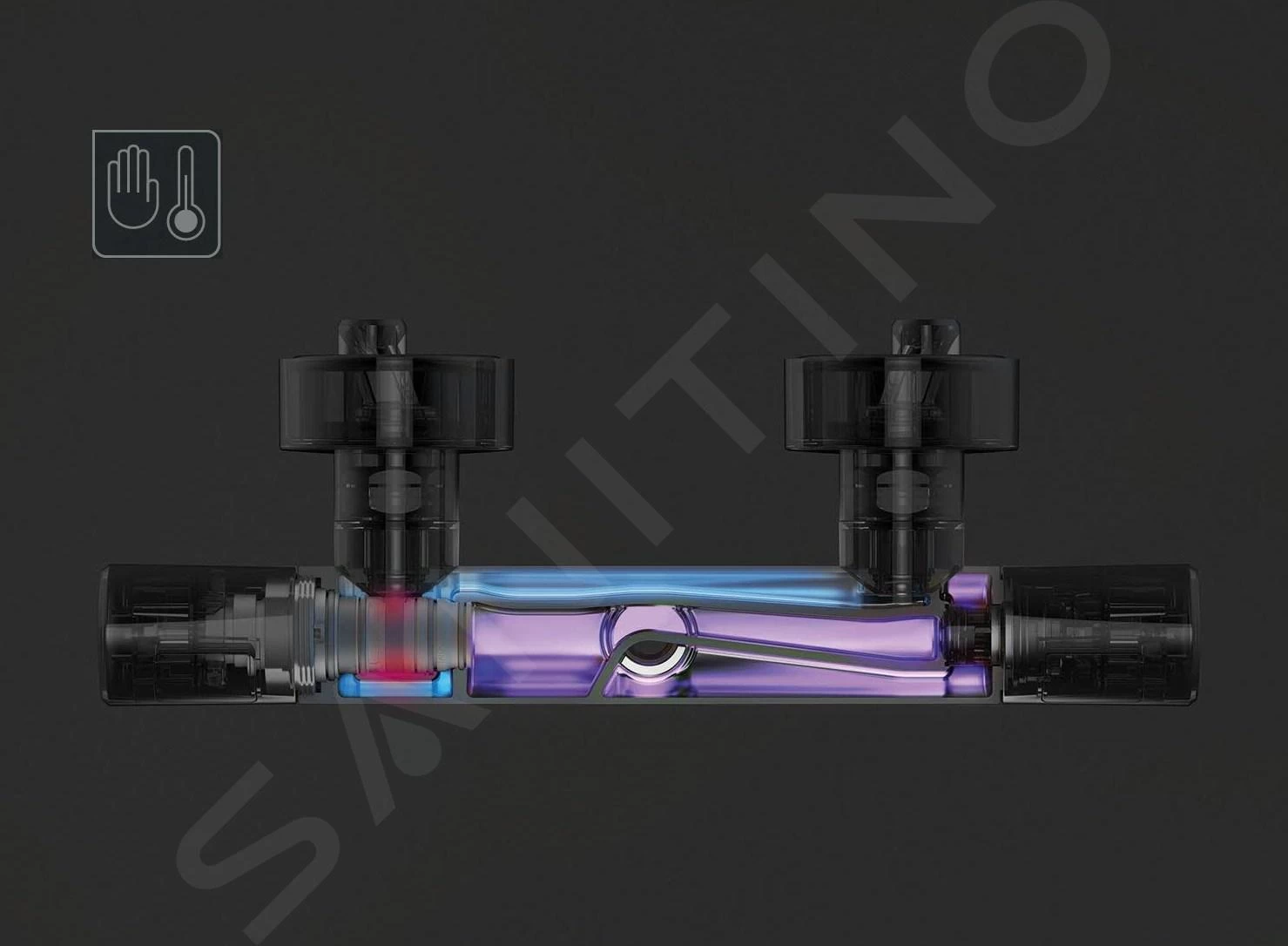 Ideal Standard CeraTherm - Doucheset Met Thermostaat, Diameter 250 Mm, 3jets, Chroom A7704AA - Afbeelding 9