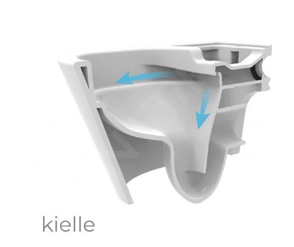 Kielle Genesis - Set Voorwandinstallatie, Toilet Gaia, Toiletbril Softclose En Bedieningspaneel Gemini III, Wit Glans 30505SS05 - Afbeelding 7