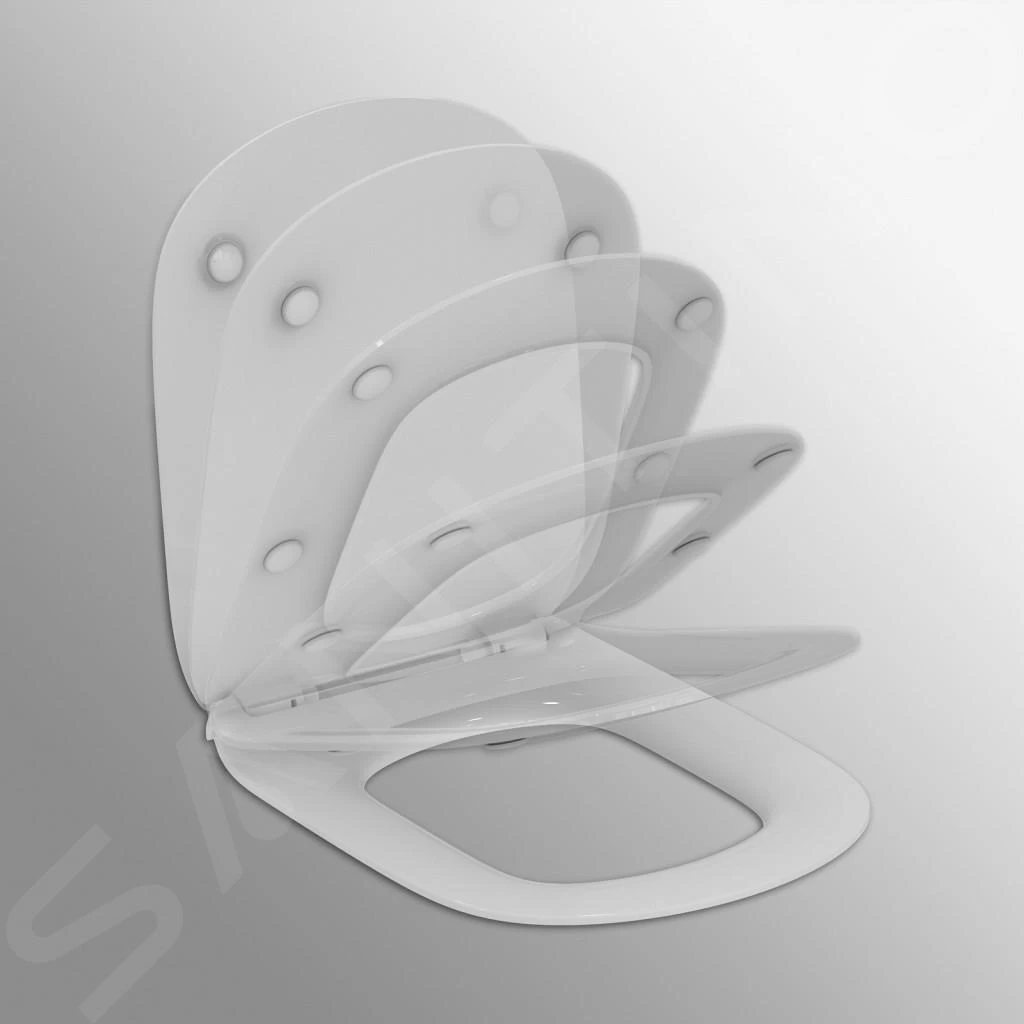 Kielle Genesis - Set Voorwandinstallatie, Toilet Gaia, Toiletbril Softclose En Bedieningspaneel Gemini III, Wit Glans 30505SS05 - Afbeelding 8