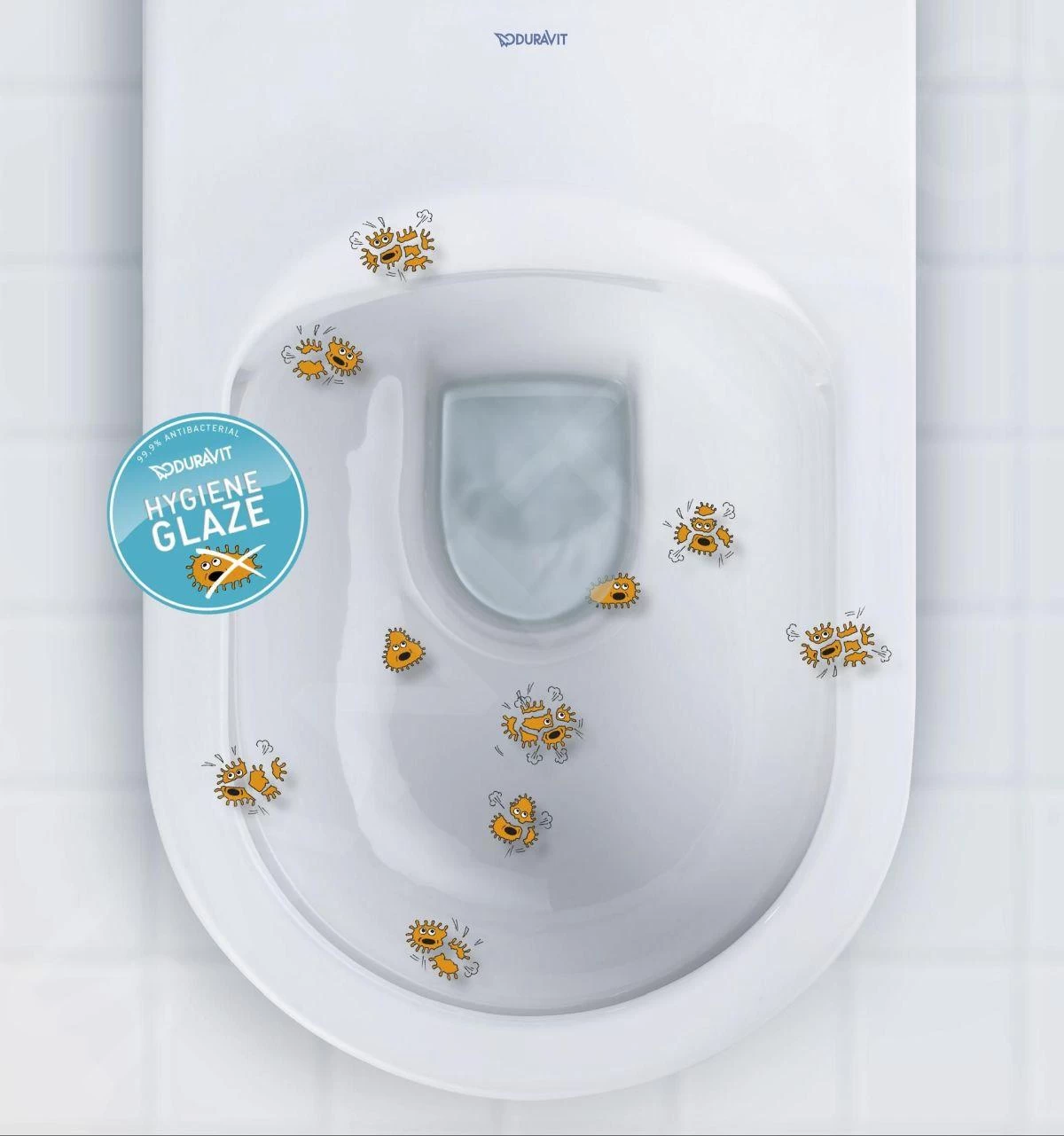 Duravit D-Code - Duoblokpot, Afvoer Achter Onder, Met HygieneGlaze, Alpine Wit 21110120002 - Afbeelding 3