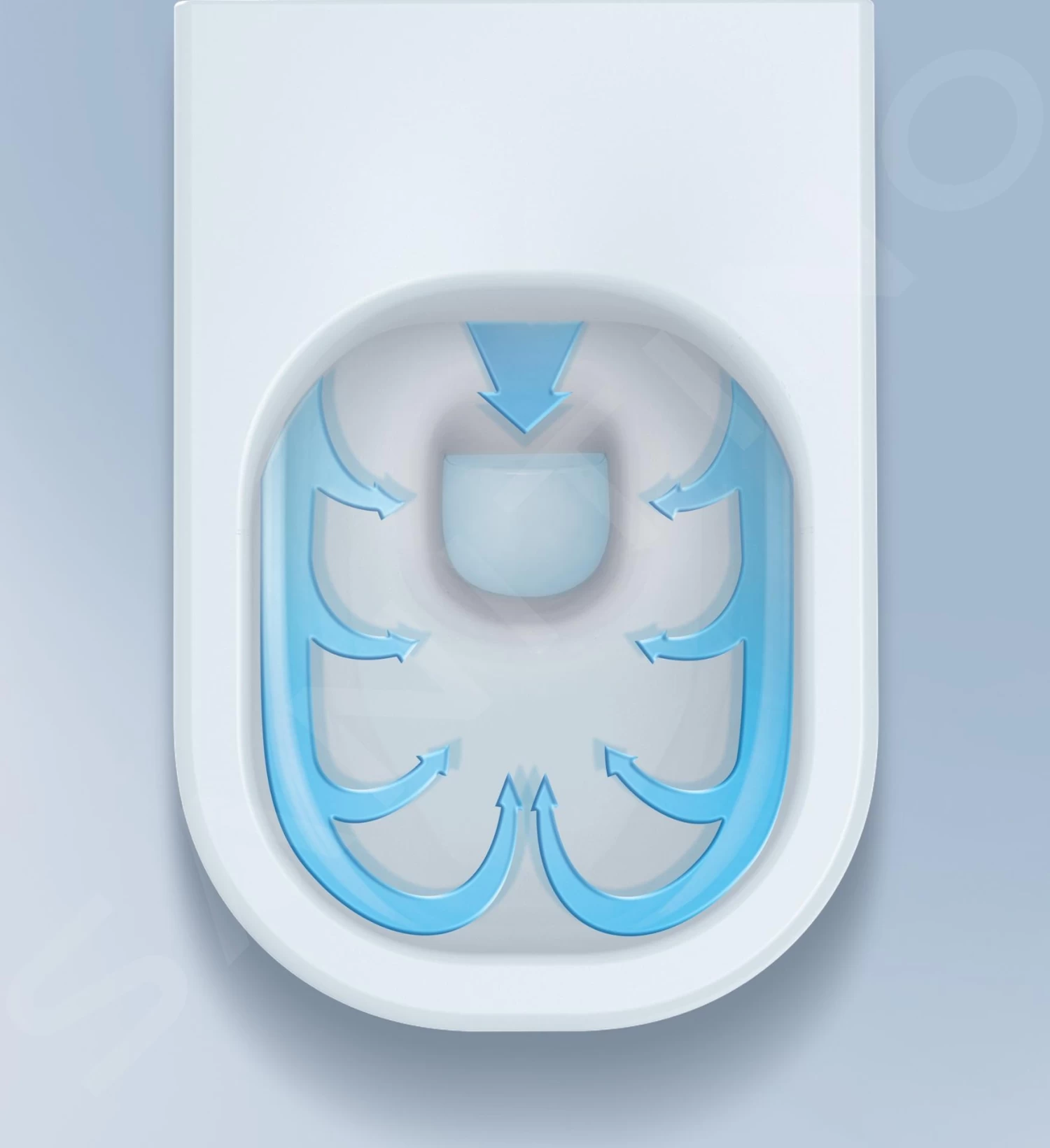 Laufen Lua - Duoblok Pot, Rimless, Vario Afvoer, LCC, Wit H8240814000001 - Afbeelding 3