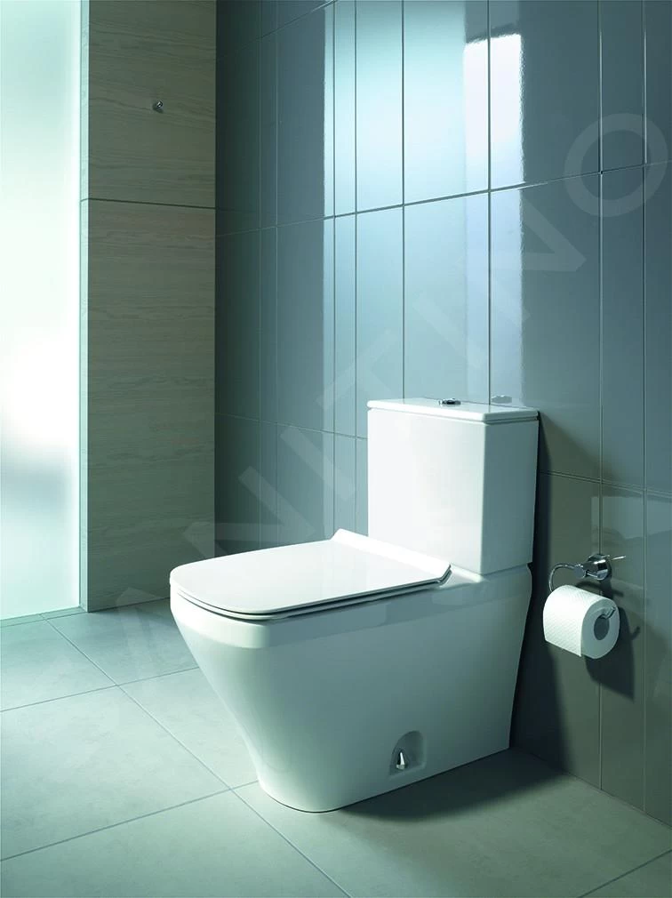Duravit DuraStyle - Reservoir 390x170 Mm, Aansluiting Links Onderaan, Met WonderGliss, Wit 09351000051 - Afbeelding 3