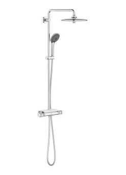 Grohe Vitalio Joy - Doucheset 260 Met Opbouw Thermostaat En Met Plancet, Chroom 26403002