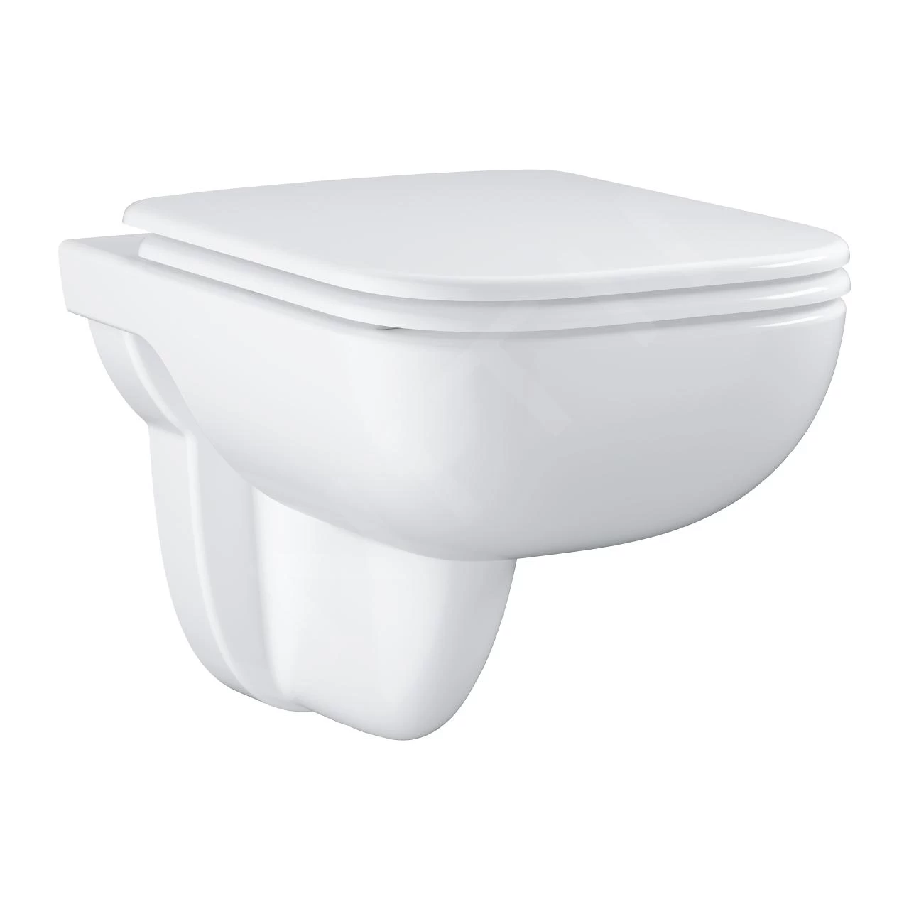 Grohe Solido - Voorwand Montageset, Edge Ceramic Toilet En Softclose Zitting, Even Bedieningsplaat, Chroom 39816000 - Afbeelding 4