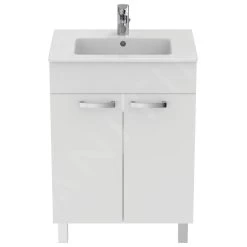 Ideal Standard Tempo - Wastafelonderkast 600x440x740 Mm, Glanzend Wit E3239WG