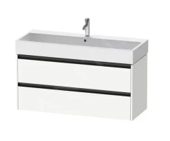 Duravit Ketho.2 - Wastafelkast 549x1184x460 Mm, 2 Laden, Mat Wit K25279018180000