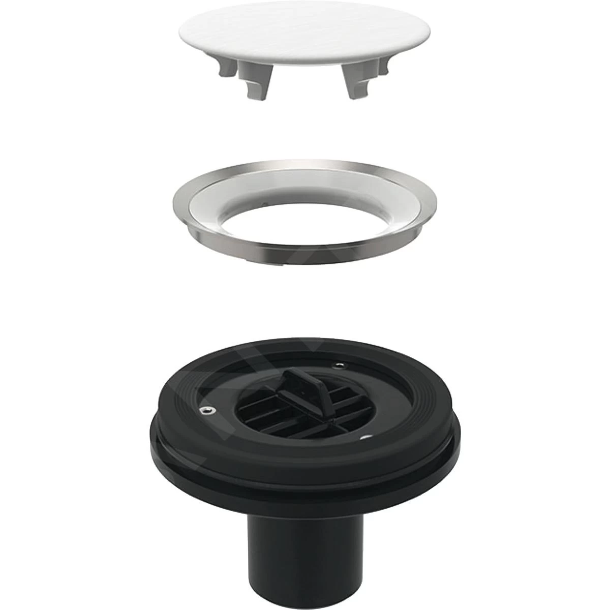 Geberit Setaplano - Afvoerset Voor Douchebakken, Zonder Sifon, Installatie In De Vloer 154.032.00.1