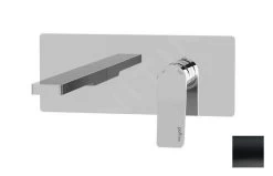 Paffoni Tilt - Inbouw Wastafelkraan Incl. Inbouwdeel, Mat Zwart TI105NO