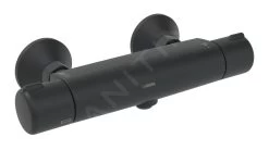 Hansa Micra - Thermostatische Douchekraan, Thermo Cool, ECO, Mat Zwart 5815017133