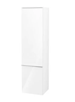 Villeroy & Boch Venticello - Hoge Badkamerkast, 404x1546x372 Mm, Scharnieren Rechts, Glossy White A95111DH
