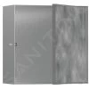 Hansgrohe XtraStoris Rock - Inbouwnis, Met Deur, 300x300x140 Mm, Geborsteld Rvs 56091800