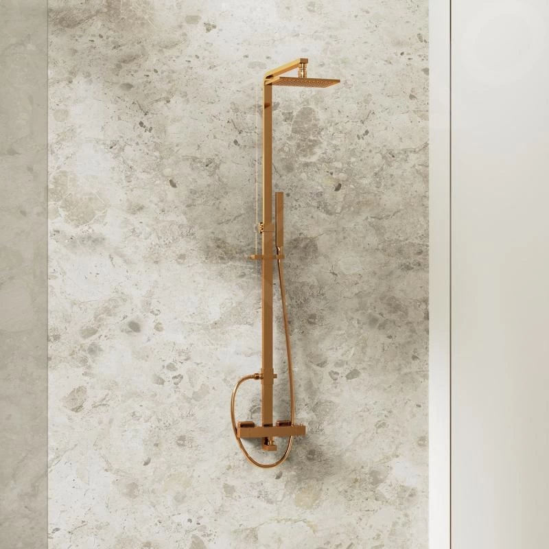 Steinberg 160 - Doucheset Met Thermostaat, 145x220 Mm, Rose Goud 160 2721 RG - Afbeelding 4