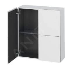 Duravit L-Cube - Zijkast 800x700x243 Mm, 2 Deuren, Wit Mat LC116701818