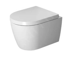 Duravit ME By Starck - Hangend Toilet Compact, Rimless, Wit/mat Wit 2530092600