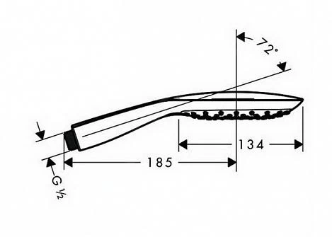 Hansgrohe PuraVida - Handdouche 150 Air 3jet, Chroom 28557000 - Afbeelding 2