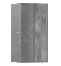 Hansgrohe XtraStoris Rock - Inbouwnis, Met Deur, 300x150x140 Mm, Geborsteld Rvs 56088800