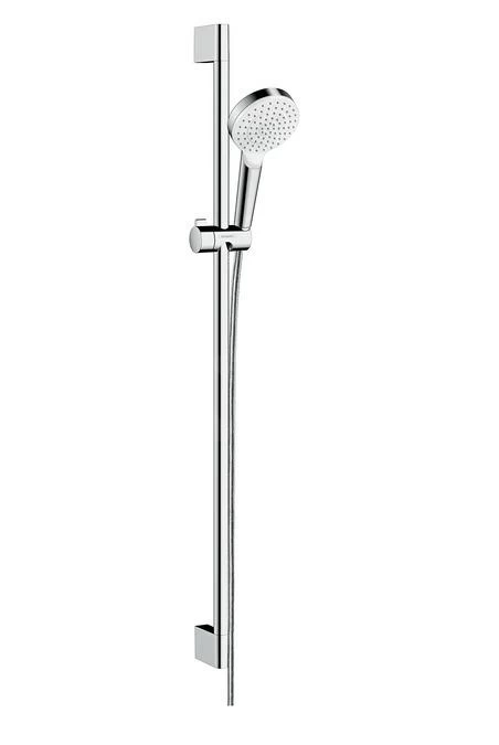Hansgrohe Crometta - Doucheset 100, EcoSmart 9 L/min, Douchestang 900 Mm, Wit/chroom 26539400