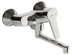 Hansa Polo - Wastafelkraan Met Draaibare Uitloop, Thermo Cool, Chroom 51612193