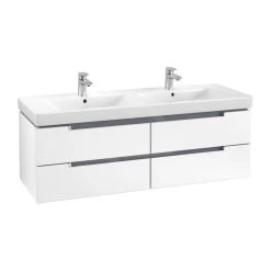 Villeroy & Boch Subway 2.0 - Wastafelkast, 1287x420x449 Mm, 4 Laden, Mat Wit A69200MS