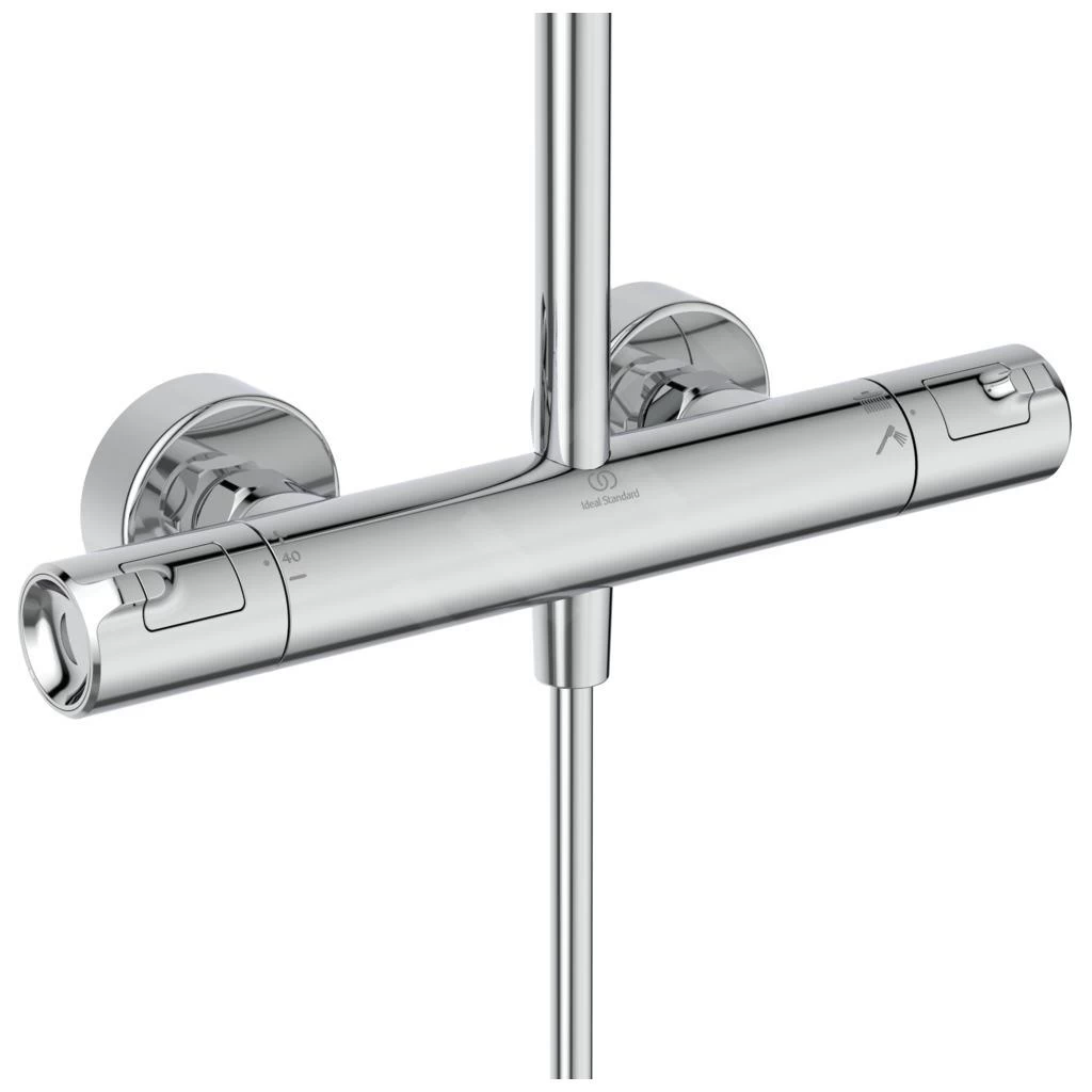 Ideal Standard CeraTherm - Doucheset Met Thermostaat, Diameter 250 Mm, 3jets, Chroom A7704AA - Afbeelding 3