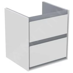 Ideal Standard Connect Air - Wastafelonderkast 480x409x517 Mm, Glanzend Wit/mat Lichtgrijs Lak E1607KN