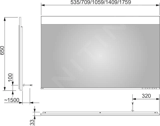 Keuco Edition 400 - Spiegel Met LED Verlichting, 535x650 Mm 11596171000 - Afbeelding 2