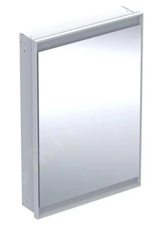 Geberit ONE - Spiegelkast Met LED-verlichting, 600x900x150 Mm, Scharnieren Links, Inbouw, Wit 505.800.00.2