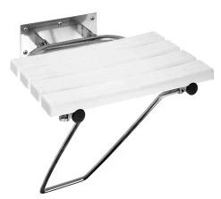 Sapho Ridder Accessoires - Douche Seat, Neerklapbaar, Wit XH001