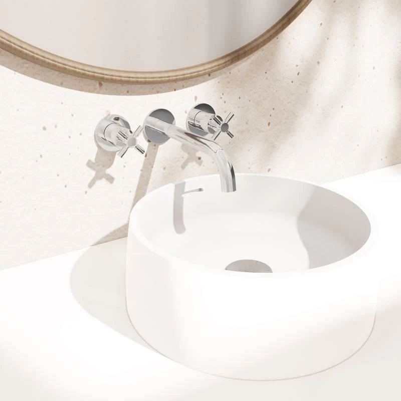 Steinberg 250 - Inbouw Wastafelkraan, 3-gats Installatie, Met Inbouwdeel, Chroom 250 1916 - Afbeelding 5