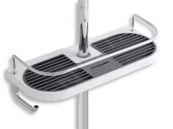 Novaservis Titania Yacore - Universele Badkamer Planchet Voor Douchestang, Kunststof 65580,1