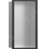 Hansgrohe XtraStoris Individual - Inbouwnis Met Designlijst, 300x150x100 Mm, Geborsteld Rvs/geborsteld Zwart Chroom 56094340