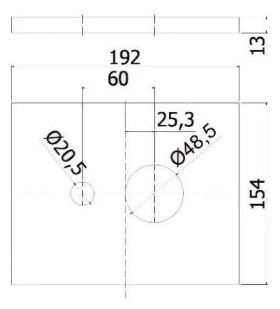 Paffoni Level - Inbouwkraan Voor 2 Uitgangen, Chroom LECBOX015CR - Afbeelding 2