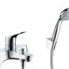 Hansgrohe Focus E2 - 2-gats Badrandmengkraan, Chroom 31521000