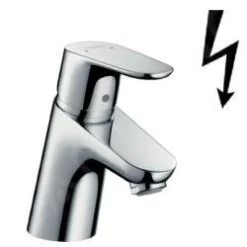Hansgrohe Focus E2 - Eengreeps Wastafelkraan 70 Voor Drukloze Waterverwarmers, Chroom 31132000