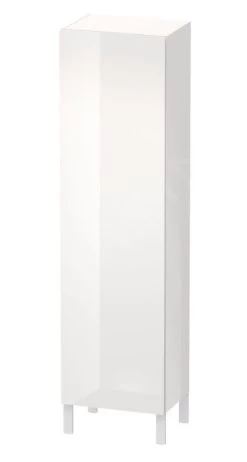 Duravit L-Cube - Hoge Badkamerkast 1760x500x363 Mm, Links, Glanzend Wit LC1181L2222