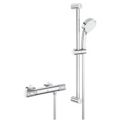 Grohe Grohtherm 1000 Performance - Douchekraan Met Thermostaat Opbouw, 2 Jets, Chroom 34783000