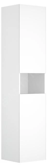 Keuco Stageline - Hoge Kast, 400x1800x360 Mm, 2 Deuren, Scharnieren Links, Wit 32831300001