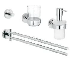 Grohe Essentials - Accessoireset 4-in-1, Chroom 40846001