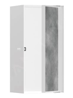 Hansgrohe XtraStoris Rock - Inbouwnis, Met Deur, 300x150x140 Mm, Mat Wit 56088700